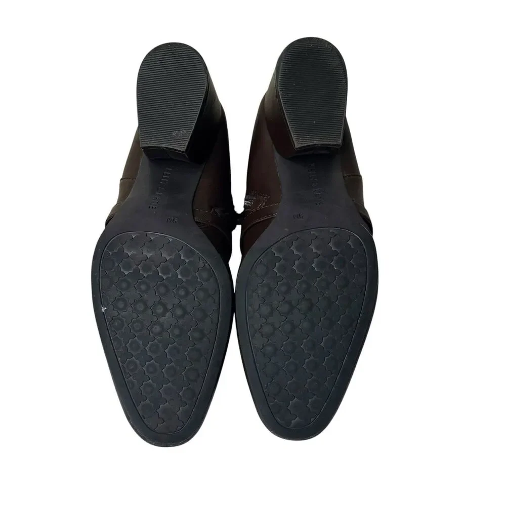 Kelly & Katie Women’s Flomis Bootie Brown‎ Synthetic Leather Size 9 Professional